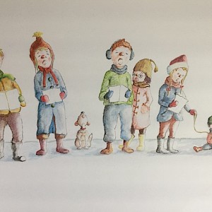 The reluctant carollers